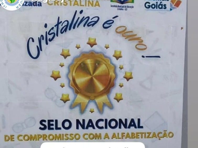 Selo Nacional Compromisso com a Alfabetização.