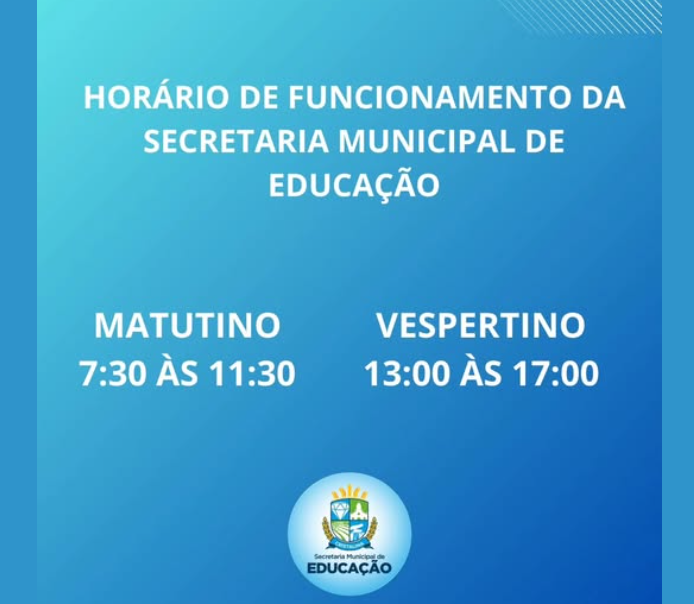 Banner horário de funcionamento
